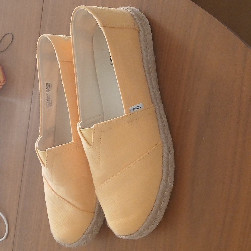 Toms Yellow Alpagarta Espadrille